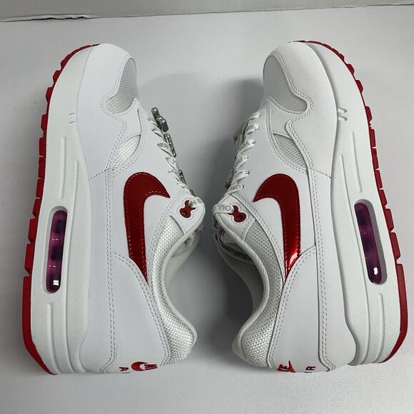 Nike Air Max 1 Premium Valentine’s Day Pack White HV2303 100 Size 10 Men Red main image 7